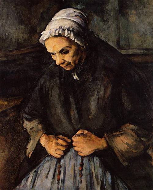 Paul Cezanne - Old Woman with Rosary