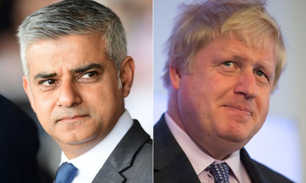 Sadiq Kahn & Boris Johnson